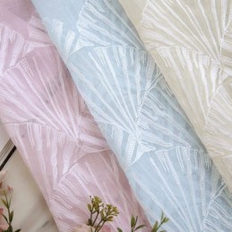 Rideau De Fenêtre De Luxe En Tulle Brodé De Haute Qualité, Fabriqué Sur Mesure