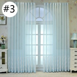 Rideau De Fenêtre De Luxe En Tulle Brodé De Haute Qualité, Fabriqué Sur Mesure