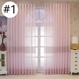 Rideau De Fenêtre Brodé De Luxe Pour Salon, Salle À Manger, Sur Mesure