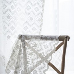 Rideaux Transparents Blancs...