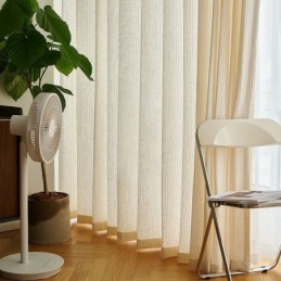Rideaux En Tulle À Carreaux Purs Pour Fenêtre De Salon