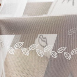 Rideau De Fenêtre En Tulle Transparent Au Design Floral Moderne, Fait Sur Mesure, Pour Salon Et Chambre À Coucher