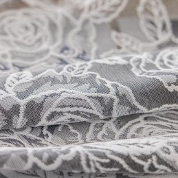 Rideau De Fenêtre En Tulle Transparent Au Design Floral Moderne, Fait Sur Mesure, Pour Salon Et Chambre À Coucher