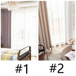 Rideau Moderne Sur Mesure, Occultant, Jacquard, Pour Salon
