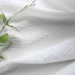 Rideaux Transparents Blancs Plissés Et Froissés