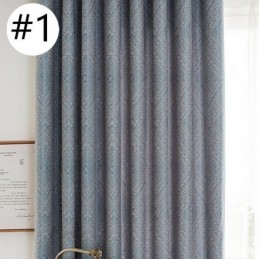 Rideau Géométrique De Luxe Sur Mesure, Rideau Occultant En Jacquard Pour Salon Et Chambre À Coucher