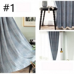 Rideau Géométrique De Luxe Sur Mesure, Rideau Occultant En Jacquard Pour Salon Et Chambre À Coucher