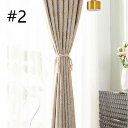 Rideau Géométrique De Luxe Sur Mesure, Rideau Occultant En Jacquard Pour Salon Et Chambre À Coucher