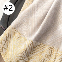 Rideau Géométrique De Luxe Sur Mesure, Rideau Occultant En Jacquard Pour Salon Et Chambre À Coucher