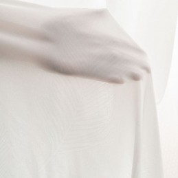 Rideau En Tulle Blanc Moderne Sur Mesure, Voilage En Plumes Pour Salon