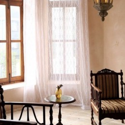 Rideau En Tulle Brodé Sur Mesure, Voile Transparent Européen Pour Salon
