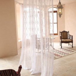 Rideau En Tulle Brodé Sur Mesure, Voile Transparent Européen Pour Salon