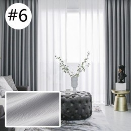 Nouveaux Rideaux Occultants En Coton Et Soie De Luxe, Couleur Unie, Pour Chambre À Coucher