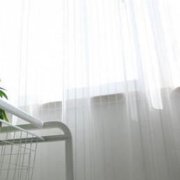 Rideaux En Voile Transparent Brodés Modernes, Rideau En Tulle Nordique, Rideau Sur Mesure Pour Salon