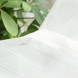 Rideaux En Voile Transparent Brodés Modernes, Rideau En Tulle Nordique, Rideau Sur Mesure Pour Salon