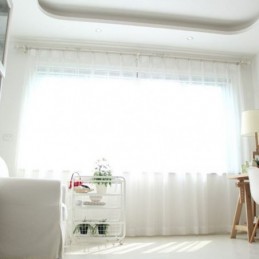 Rideaux En Voile Transparent Brodés Modernes, Rideau En Tulle Nordique, Rideau Sur Mesure Pour Salon