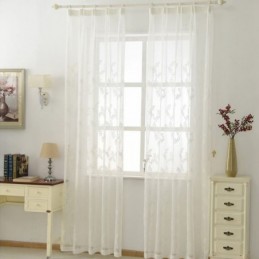 Rideau Transparent Blanc...