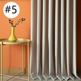 Rideau Occultant En Flanelle Solide De Style Nordique Pour Hôtel, Rideau Sur Mesure