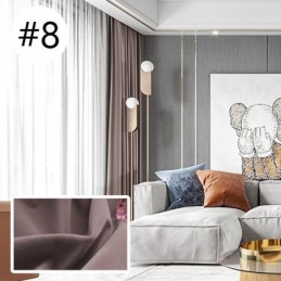 Rideau Occultant En Flanelle Solide De Style Nordique Pour Hôtel, Rideau Sur Mesure