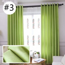 Rideaux Occultants En Velours Et Lin De Couleur Unie Nordique, Fabriqués Sur Mesure