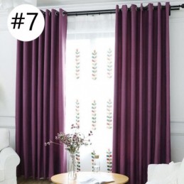 Rideaux Occultants En Velours Et Lin De Couleur Unie Nordique, Fabriqués Sur Mesure