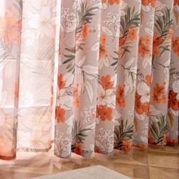 Rideau En Coton Et Lin Sur Mesure, Style Américain, Imprimé Floral