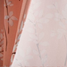 Rideau Sur Mesure Style Américain, Semi-Occultant, Imprimé Végétal