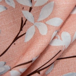 Rideau Sur Mesure Style Américain, Semi-Occultant, Imprimé Végétal