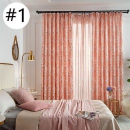 Rideau Sur Mesure Style Américain, Semi-Occultant, Imprimé Végétal