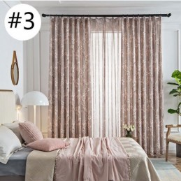 Rideau Sur Mesure Style Américain, Semi-Occultant, Imprimé Végétal