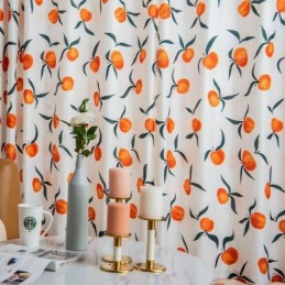 Rideau Sur Mesure Rideau Style Nordique Imprimé Fruits