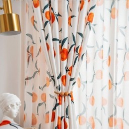 Rideau Sur Mesure Rideau Style Nordique Imprimé Fruits