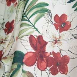 Rideaux De Style Américain À Imprimé Végétal