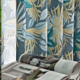 Rideau De Style Américain Sur Mesure, Imprimé Végétal