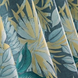 Rideau De Style Américain Sur Mesure, Imprimé Végétal