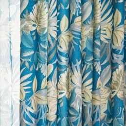 Rideau De Style Américain Sur Mesure, Imprimé Végétal