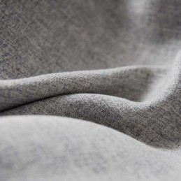Rideau Occultant Gris Uni Sur Mesure, Tissu Moderne Et Simple Pour Salon Et Chambre À Coucher