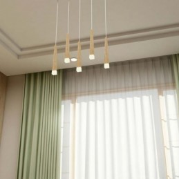 Rideau Vert Clair Uni Sur Mesure, Tissu Occultant Moderne Imitation Soie Pour Salon Et Chambre À Coucher