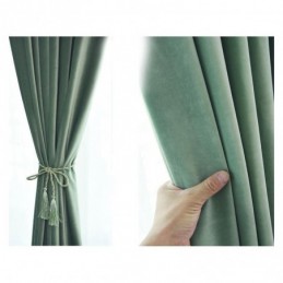 Rideaux Semi-Occultants En Velours Hollandais Sur Mesure De Style Japonais