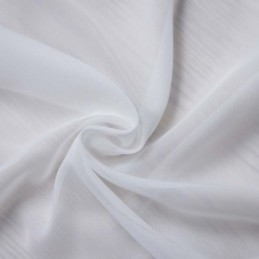 Rideau Transparent En Mousseline Blanche Sur Mesure, Tissu Respirant Moderne Pour Salon, Chambre À Coucher, Chambre D'Enfant