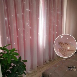 Rideaux Occultants Romantiques Avec Étoiles Pour Salon Et Chambre À Coucher