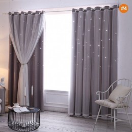 Rideaux Occultants Romantiques Avec Étoiles Pour Salon Et Chambre À Coucher