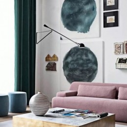 Rideau Occultant Max Sur Mesure, Imitation Velours, Couleur Unie Foncée, Pour Chambre À Coucher