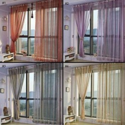 Rideau Transparent Personnalisé Sur Mesure, Traitement De Fenêtre Traditionnel Kent