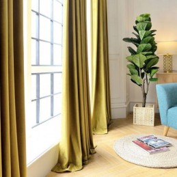 Grand Rideau De Fenêtre En Velours Sur Mesure Panneau De Rideau Sur Mesure Plusieurs Couleurs Au Choix Un
