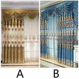 Rideau En Chenille Sur Mesure, Style Européen, Pour Fenêtre