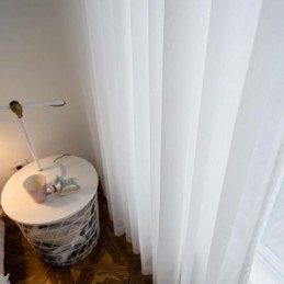 Rideau Transparent Respirant Blanc Sur Mesure, Tissu Moderne Et Simple Pour Salon, Chambre À Coucher, Bureau
