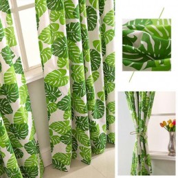 Rideau Imprimé Feuille De Bananier, Rideau Sur Mesure, Style Nordique, Pour Salon, Chambre À Coucher, Bureau, Tissu Semi-Occultant