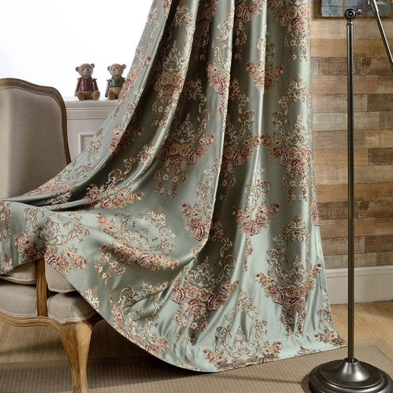 Rideau Occultant Classique Max Sur Mesure, Imitation Gaufrage, Jacquard, Pour Chambre À Coucher