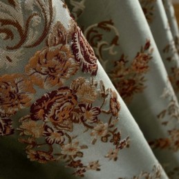 Rideau Occultant Classique Max Sur Mesure, Imitation Gaufrage, Jacquard, Pour Chambre À Coucher
